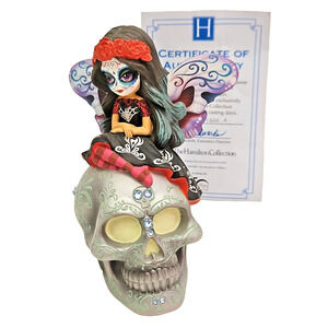 Jasmine Becket Griffith Spirit of The Radiant Beauty GITD Sugar Skull Fairy COA